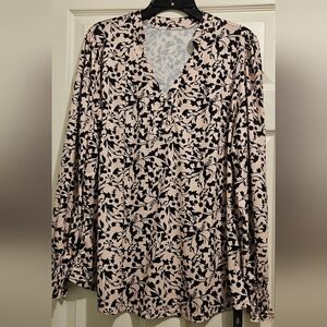 Floral Print Women's Blouse
